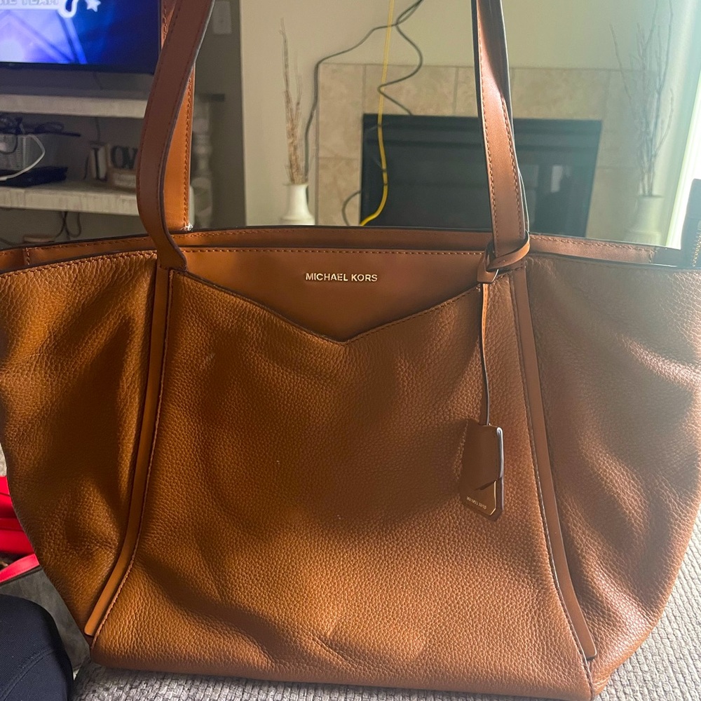 Brown Micheal Kors Tote